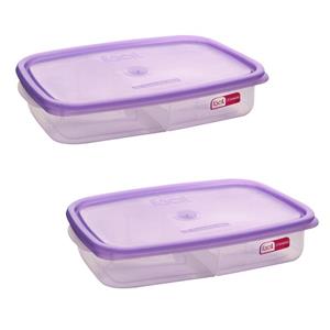 ظرف نگهدارنده سانرمو مدل 1726 بسته 2 عددی Sanremo 1726 Container Dish Pack of 2