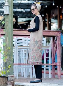 جلیقه زنانه سبز آب   Minel Ask 261871