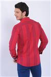 پیراهن مردانه سورمه ای – قرمز یقه دیپلمات    Vavin -24431