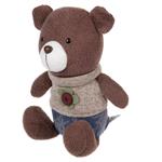 عروسک تینی وینی مدل Bear With Flower Button ارتفاع 25 سانتی متر