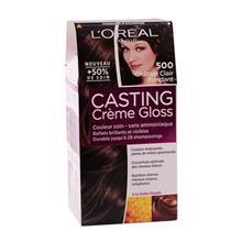 کیت رنگ مو لورآل کستینگ کرم گلاس شماره 500  LOreal Casting Creme Gloss Hair Color Kit 500
