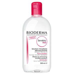 محلول پاک کننده آرایش بایودرما مدل Sensibio H2O حجم 500 میلی لیتر