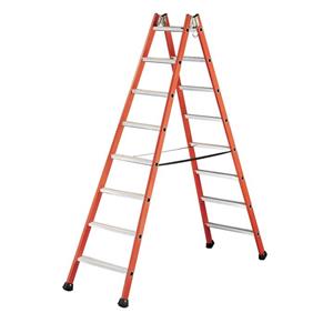 نردبان شانزده پله عایق برق توبسکا کومابی مدل 04255008 Tubesca Comabi 04255008 Step Ladder 16 Steps