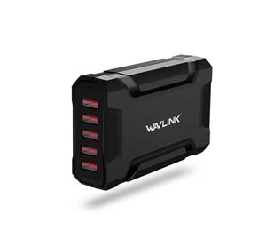 شارژر رومیزی 5 پورت ویولینک مدل WL-UH1052P Wavlink WL-UH1052P 5-Port Desktop Charger