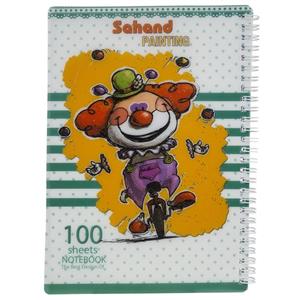 دفتر نقاشی سهند طرح دلقک