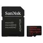 Sandisk Extreme Pro V30 UHS-I U3 Class A1 100MBps 667X microSDXC Card 128GB