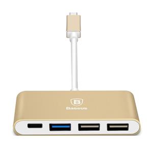 مبدل USB C به 3.0 و HDMI باسئوس مدل Sharp Series Baseus To Adapter 