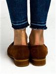 کفش تخت آکسفورد – لوفر زنانه جیر دکولته راحتی Mecrea 120108