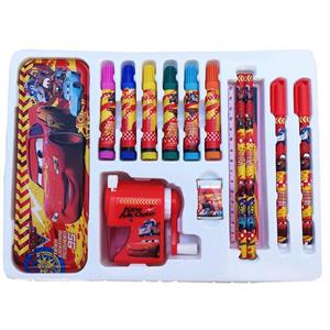 مجموعه 14 عددی لوازم التحریر طرح مک کویین مدل RD1009 MCQueen RD1009 14Pcs Stationery Bundles