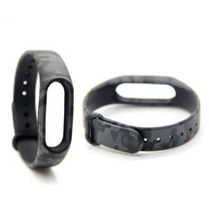 بند سیلیکونی ارتشی دستبند سلامتی شیائومی مدل Mi Band 2 