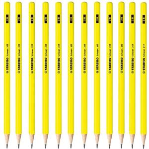 مداد مشکی استابیلو مدل Schwan 317 بسته 12 عددی Stabilo Schwan 317 Black Pencil Pack of 12