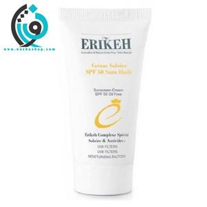کرم ضد آفتاب فاقد چربی SPF 50 اریکه - بی رنگ Erikeh Oil Free Sunscreen Cream SPF 50
