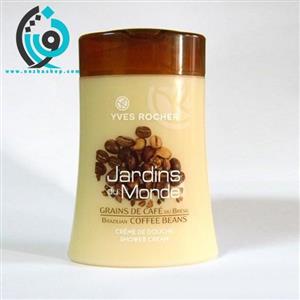 ژل دوش قهوه برزیلی ایوروشه Coffee Beans Shower Gel Yves Rocher