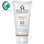کرم ضد آفتاب رنگی SPF50 مناسب پوست خشک مدیلن 