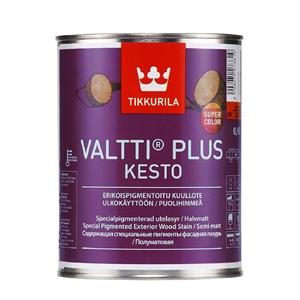 رنگ نیمه شفاف تیکوریلا مدل 5157 Valtti Plus Kesto Super Color حجم 1 لیتر Tikkurila Valtti Plus Kesto Super Color 5157 Translucent Paint 1 Liter