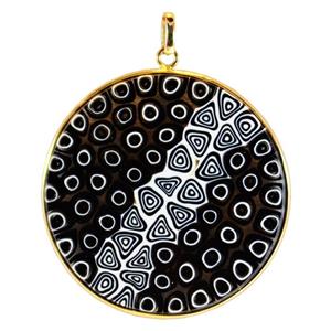 آویز گردنبند کرته مورینا مدل Pe36FA22G Corte Murrina Pe36FA22G Gold Pendant Plaque