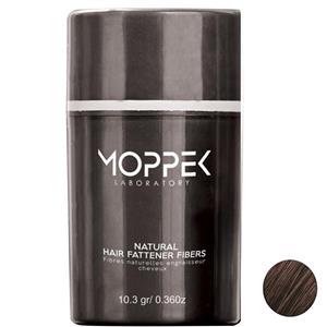 پودر پرپشت کننده موپک مدل Dark Brown مقدار 10.3 گرم Moppek Dark Brown Hair Fattener Fiber10.3g
