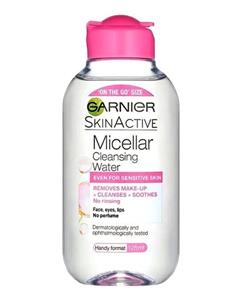 محلول پاک کننده پوست گارنیه مدل Skin Active حجم 125 میلی لیتر Garnier Micellar Cleansing Water 125ml 
