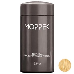 پودر پرپشت کننده موپک مدل Blond مقدار 2.5 گرم Moppek Blond Hair Fattener Fiber2.5g