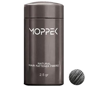 پودر پرپشت کننده موپک مدل Gray مقدار 2.5 گرم Moppek Gray Hair Fattener Fiber2.5g