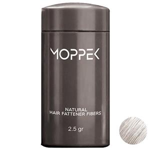 پودر پرپشت کننده موپک مدل White مقدار 2.5 گرم Moppek White Hair Fattener Fiber2.5g