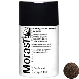 پودر پرپشت کننده مورست مدل Medium Brown مقدار 12.5 گرم Morast Medium Brown Hair Fattener Fiber12.5g