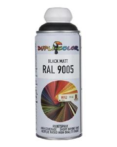 اسپری رنگ مشکی مات دوپلی کالر مدل RAL 9005 حجم 400 میلی لیتر Dupli Color RAL 9005 Black Matt Paint Spray 400ml