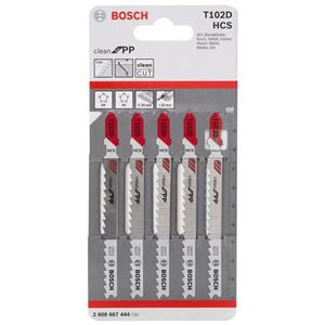 تیغه عمود بر بوش مدل T102D بسته 5 عددی Bosch T102D Jigsaw Blade Pack of 5