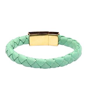 دستبند چرمی  آتیس کد I110013SEA Atiss I110013SEA Leather Bracelet