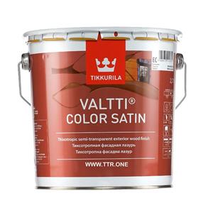 رنگ پایه روغن تیکوریلا مدل Valtti Color Satin 5054 حجم 3 لیتر Tikkurila Valtti Color Satin 5054 Solvent Born Paint 3 Liter
