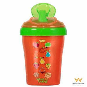 ابمیوه خوری ویتال بیبی مدل First Straw Cup Vital Baby Juice Bottle 