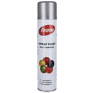 اسپری رنگ نقره ای روشن کاسپین وزن 295 گرم Caspian Light Silver Paint Spray 295gr