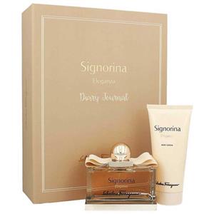 ست ادو پرفیوم زنانه سالواتوره فراگامو مدل Eleganza حجم 100 میلی لیتر Salvatore Ferragamo Eleganza Eau De Parfum Set For Women 100ml