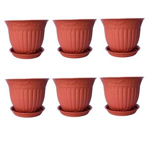 گلدان گلباران مدل 1720 مجموعه شش عددی Golbaran 1720 Plant Pot Pack Of 6