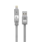 WK YIRI WDC-014 USB To Lightning And MicroUSB Cable 1m