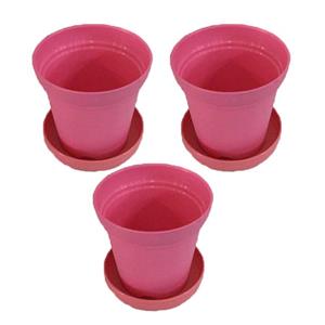 گلدان گلباران سبز مدل 12-11 مجموعه سه عددی Golbarane Sabz 11-12 Plant Pot Pack Of 3