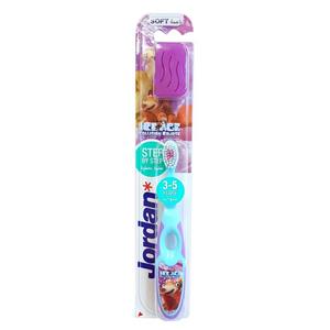 مسواک کودک جردن مدل Ice Age با برس نرم به همراه درپوش Jordan Ice Age Baby Soft Toothbrush