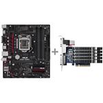 ASUS B85M-GAMER Motherboard with ASUS 710-2-SL Graphics Card