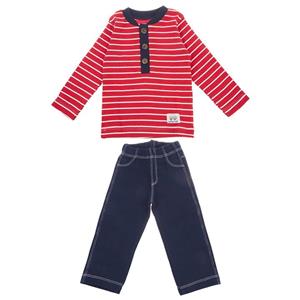 ست لباس پسرانه آدمک مدل 1155011R Adamak 1155011R Baby Boy Clothing Set