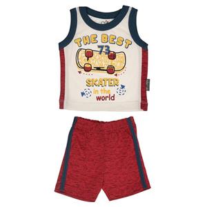 ست لباس پسرانه آدمک مدل 1155012W Adamak 1155012W Baby Boy Clothing Set