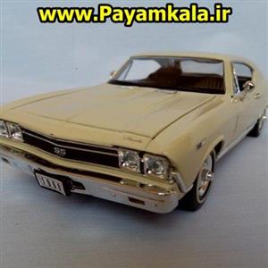 1968 Chevrolet Chevelle SS بزرگ 1:24 ساخت WELLY  ماکت فلزی ماشین اسباب بازی شورلت SS 1968