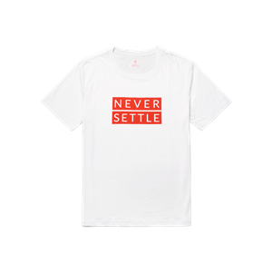 تی شرت وان پلاس ” هرگز ساکن نمی مانیم ” – OnePlus Never Settle T-shirt 