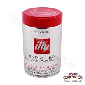 ایلی دانه قهوه اسپرسو قرمز 250 گرمی 
