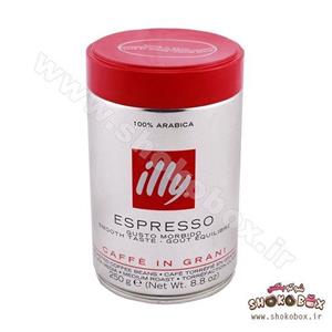 ایلی دانه قهوه اسپرسو قرمز 250 گرمی 