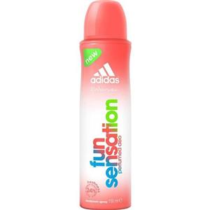 اسپری ضد تعریق زنانه آدیداس مدل Fun Sensationm حجم 150 میلی لیتر Adidas Fun Sensation Deodorant Spray For Women 150ml
