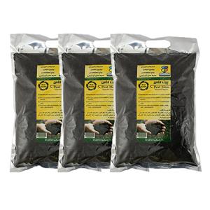 پیت ماس 1 کیلوگرمی گلباران سبز بسته سه عددی Golbarane Sabz  Peat Moss Fertilizer 1 Kg Pack Of 3