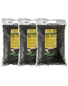 پیت ماس 1 کیلوگرمی گلباران سبز بسته سه عددی Golbarane Sabz  Peat Moss Fertilizer 1 Kg Pack Of 3