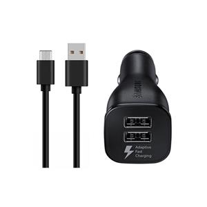 شارژر فندکی سامسونگ مدل EP-LN920BWEGWW همراه با کابل USB-C Samsung EP-LN920BWEGWW Car Charger With USB-C Cable