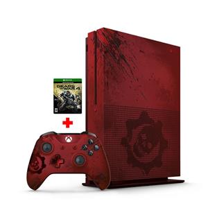 مجموعه کنسول بازی مایکروسافت مدل  Xbox One S ظرفیت 2 ترابایت طرح Gears Of War 4 Microsoft Xbox One S - 2TB Bundle Game Console Gears Of War 4 Limited Edition