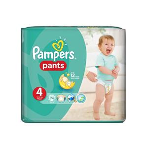 پوشک پمپرز مدل Pants سایز 4 بسته 24 عددی Pampers Pants Size 4 Diaper Pack of 24